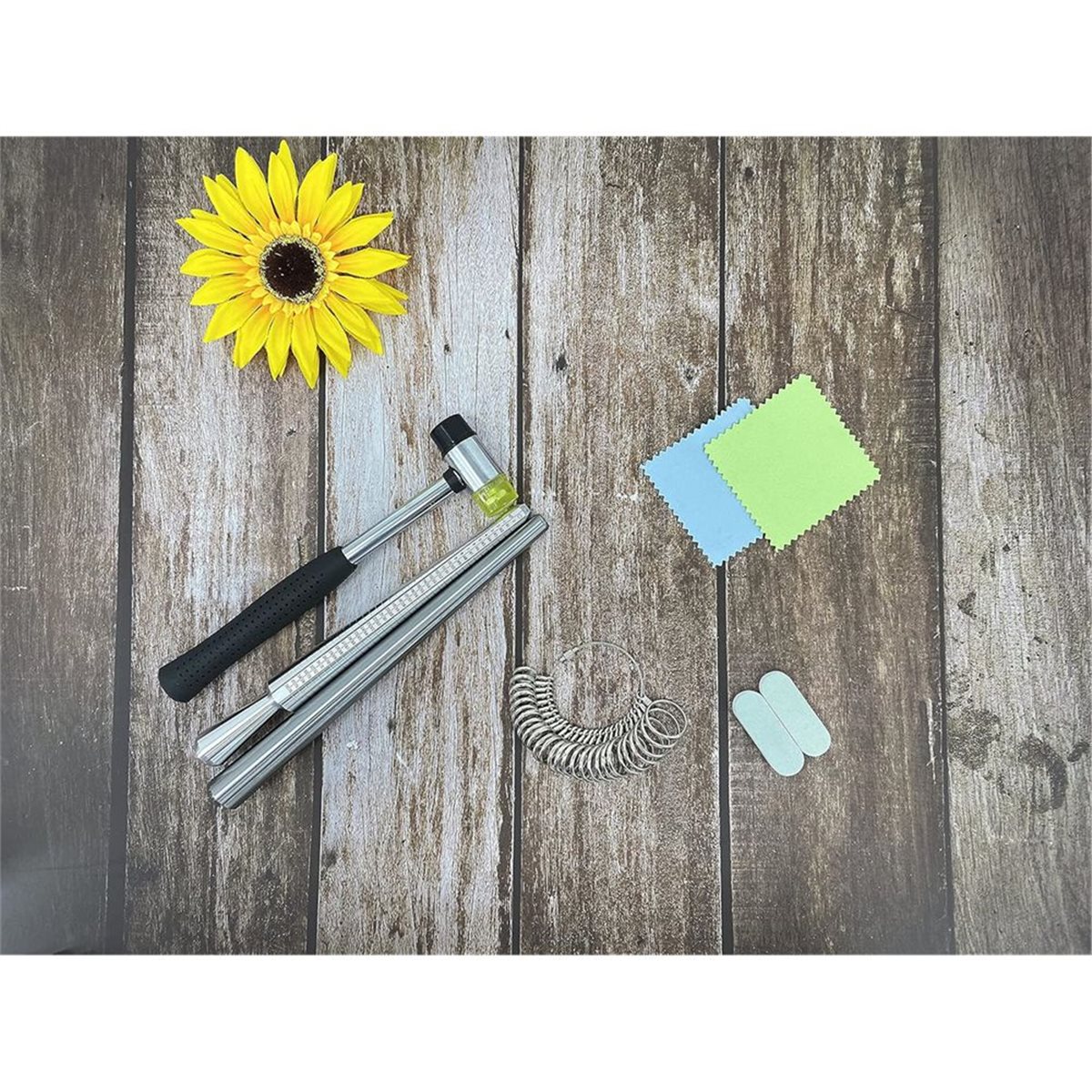 Ring Sizer Measuring Tool Mandrel Set - (ABAB) Set Alat Pengukur Ukuran Cincin,