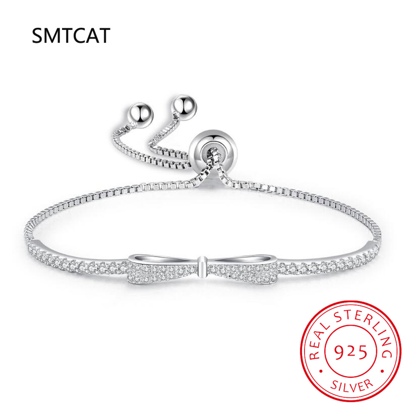 Moissanite Tennis Bracelet 925 Sterling - D VVS1 gelang tenis Moissanite asli