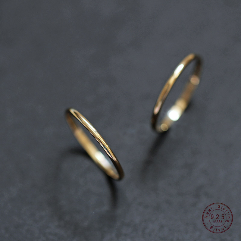 Lab Grown Diamond Ring 14K Gold - Cincin Tipis Minimalis Emas 14K Lapis