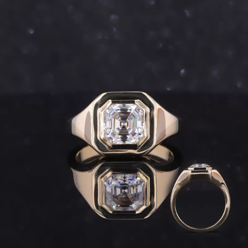 Cincin Ekor Zirkon Putih Klasi - Lab Grown Diamond Ring 14K Gold ulasan dan harga