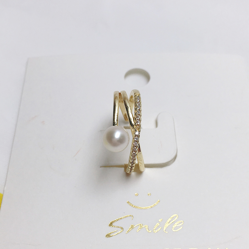 ZHBORUINI 2024 cincin mutiara  - Lab Grown Diamond Ring 14K Gold ulasan dan harga