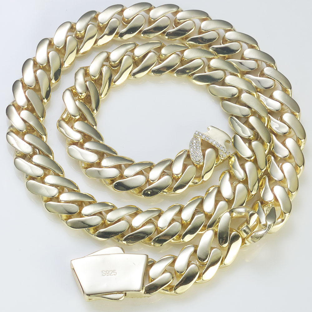 ESKEEM Baru 925 Perak Rantai M - Moissanite Cuban Link Chain Iced Out ulasan dan harga