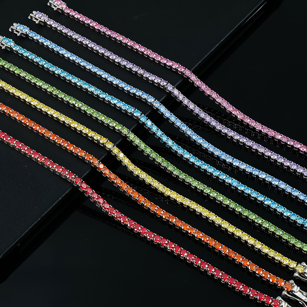 Gelang Moissanite Tenis Pelang - Moissanite Tennis Bracelet 925 Sterling ulasan dan harga