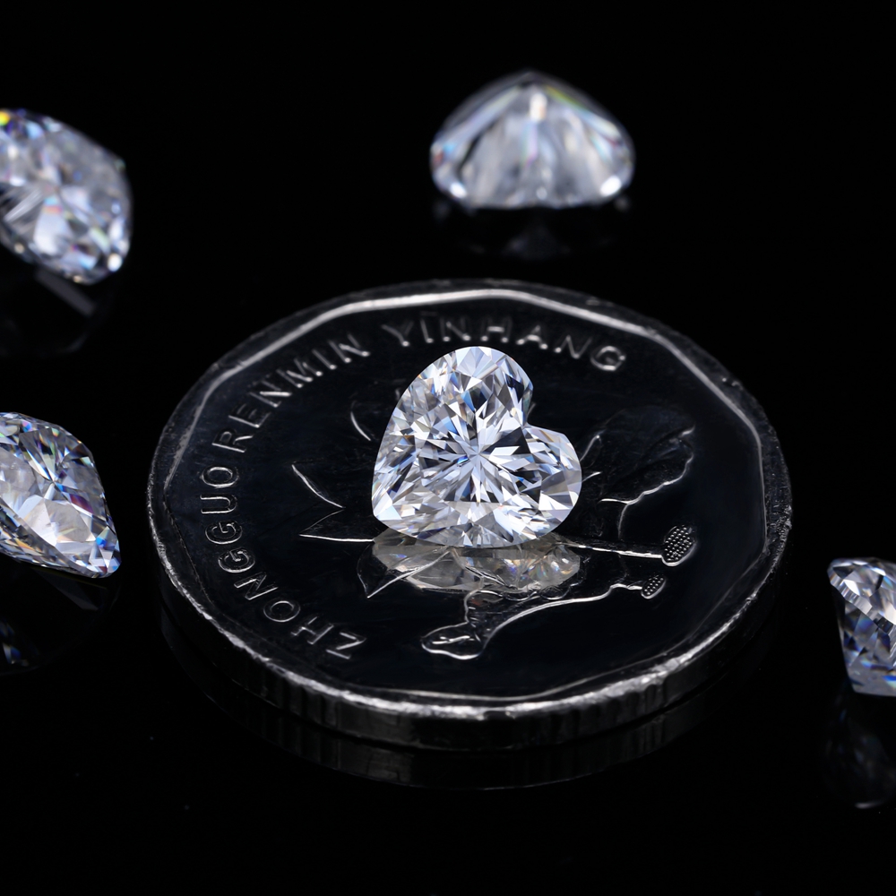 Eme Jewe Batu Longgar Moissani - Gra Certificate Loose Moissanite Stone ulasan dan harga