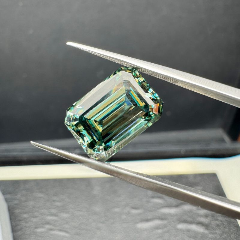 Batu Moissanite 2 karat, ukura - Gra Certificate Loose Moissanite Stone ulasan dan harga