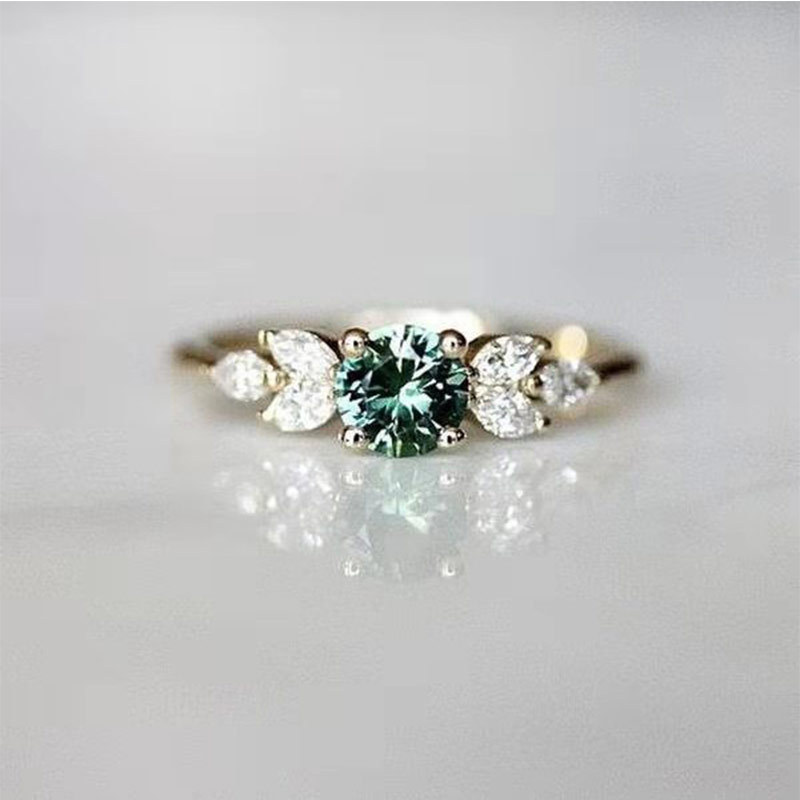 100% 925 Sterling Perak Berkil - Lab Grown Diamond Ring 14K Gold ulasan dan harga