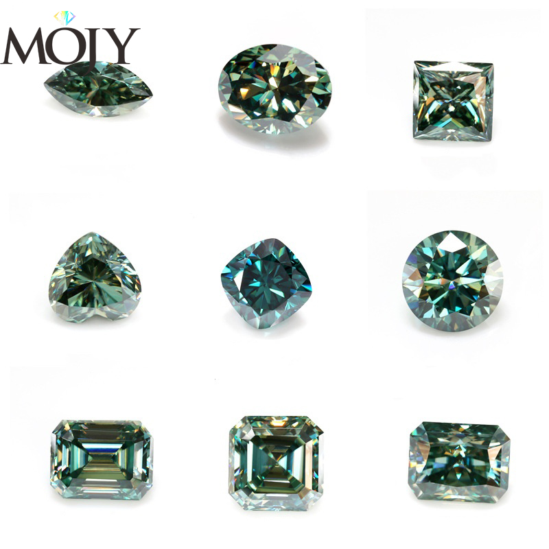 MOJY batu longgar Oval/pir/, b - Gra Certificate Loose Moissanite Stone ulasan dan harga