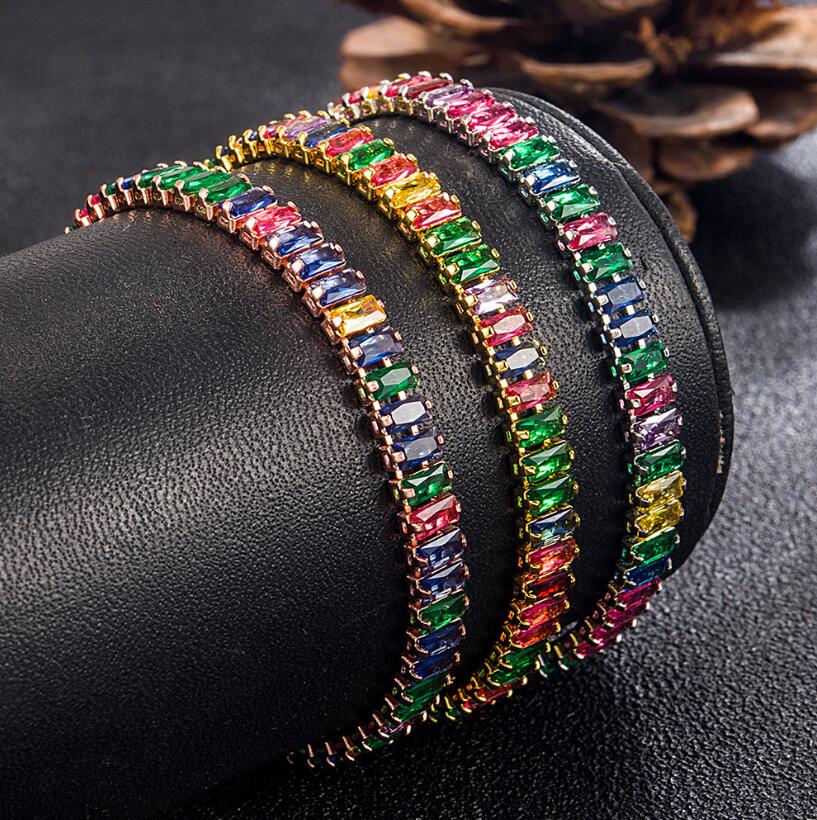 Gelang tenis Moissanite warna  - Moissanite Tennis Bracelet 925 Sterling ulasan dan harga