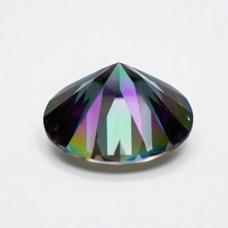 Batu Moissanite Potongan Bulat - Gra Certificate Loose Moissanite Stone ulasan dan harga
