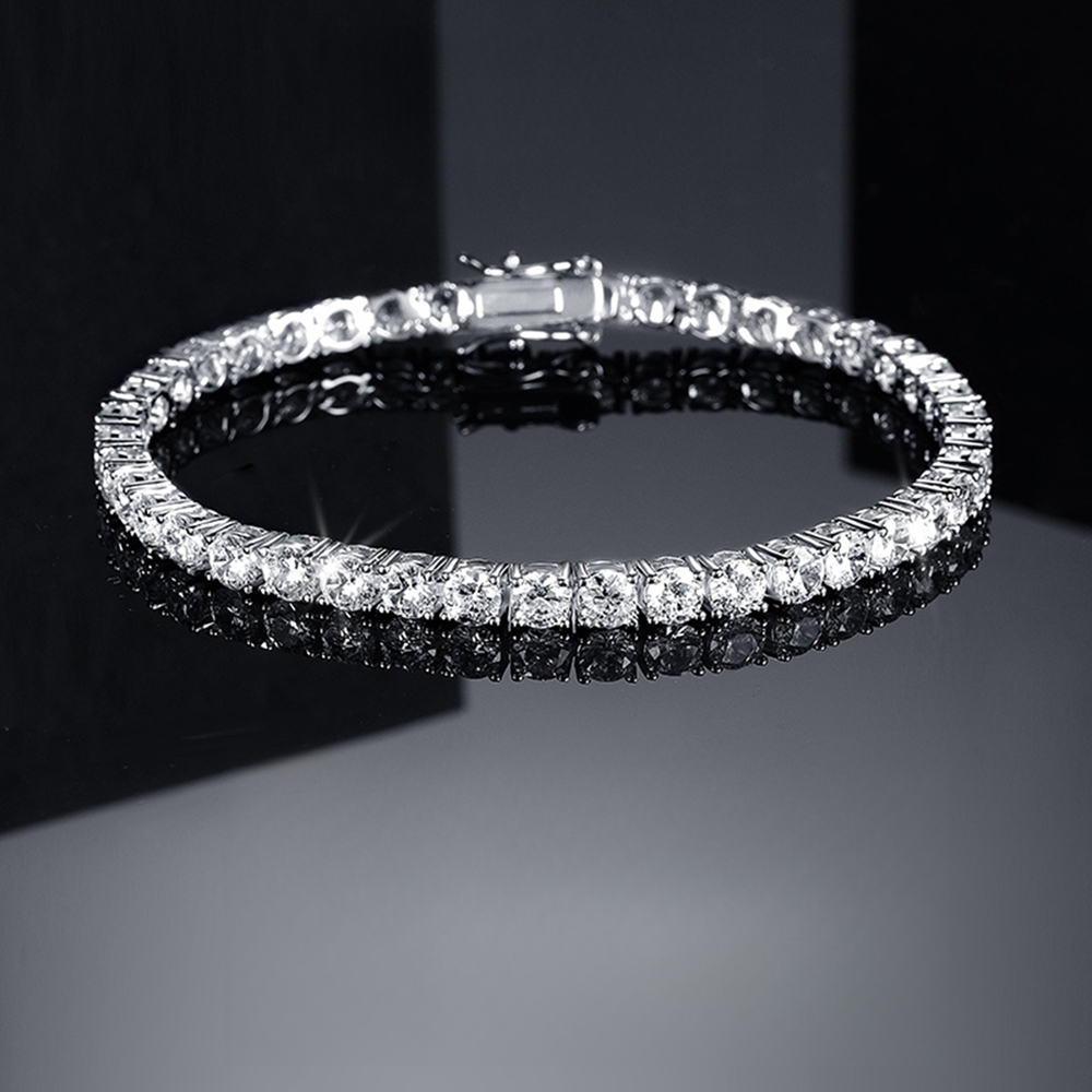 Harga Pabrik Gelang Tenis Mois - Moissanite Tennis Bracelet 925 Sterling ulasan dan harga