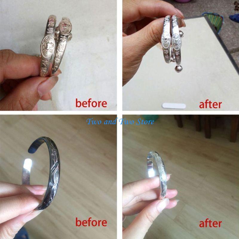 HX6F 2 Buah Pembersih Perhiasa - Jewelry Polishing Cloth Silver Cleaner ulasan dan harga