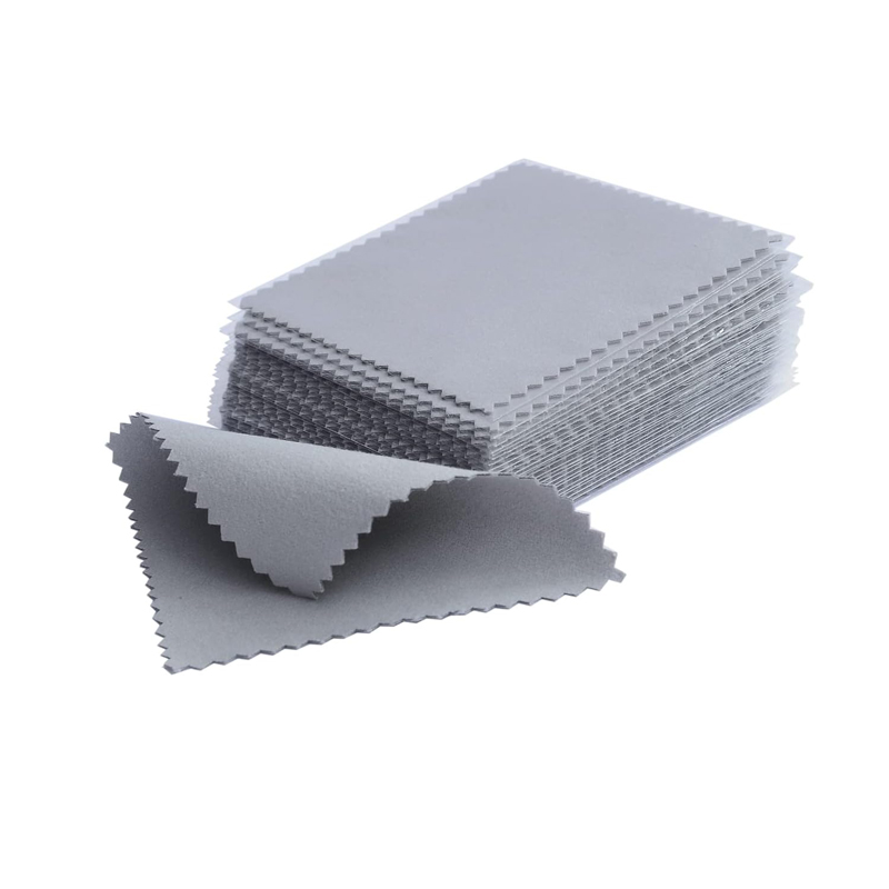 Silverware kain pemoles perhia - Jewelry Polishing Cloth Silver Cleaner ulasan dan harga