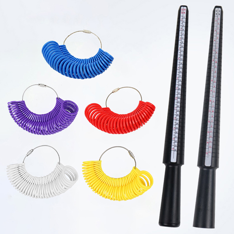 Alat Ukur Cincin Profesional K - Ring Sizer Measuring Tool Mandrel Set ulasan dan harga