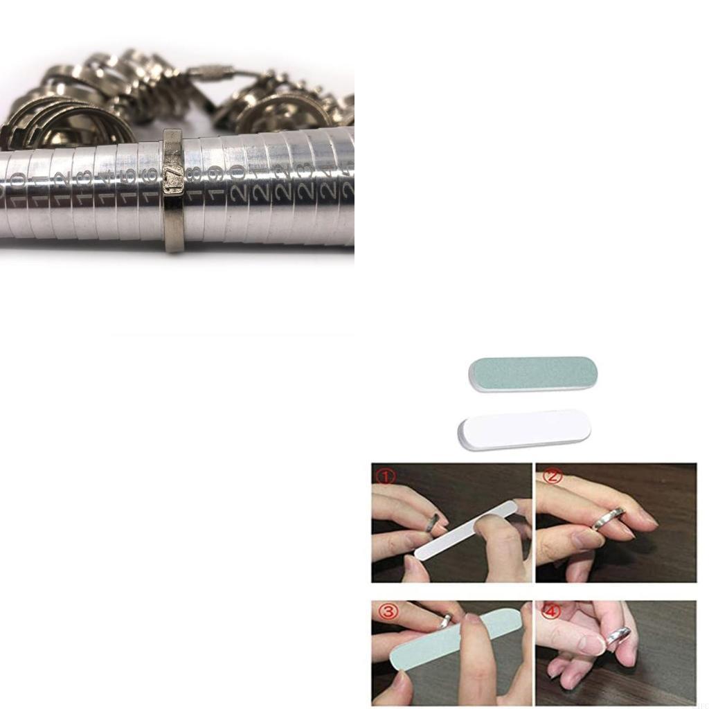 Alat Pengukur Cincin Jari Set  - Ring Sizer Measuring Tool Mandrel Set ulasan dan harga