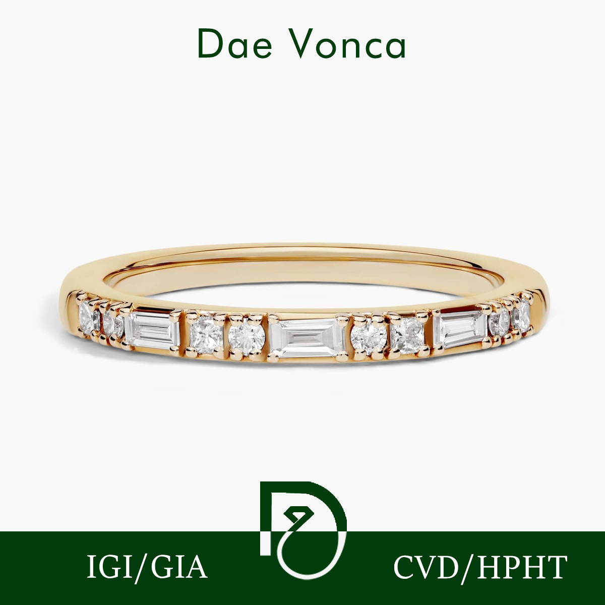 Cincin Emas Kuning 9K/14K/18K  - Lab Grown Diamond Ring 14K Gold ulasan dan harga