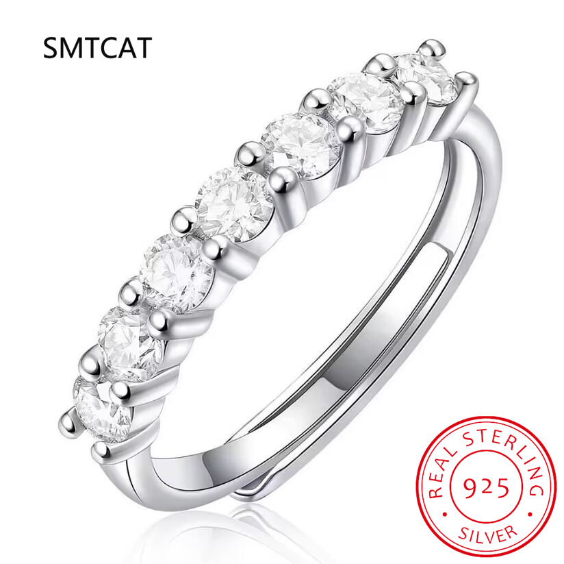 Cincin Iris Moissanite dengan  - Moissanite Eternity Band Ring Stackable ulasan dan harga