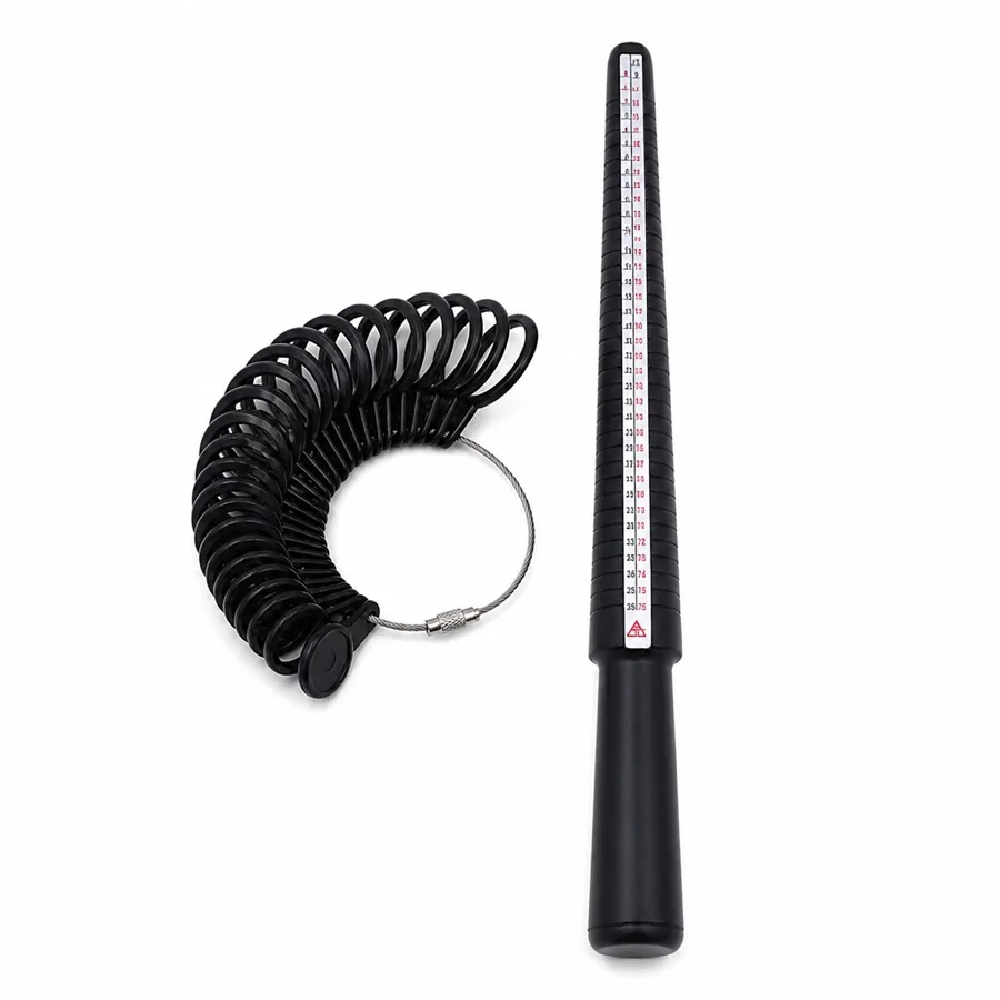 Alat Perhiasan Pengukur Ukuran - Ring Sizer Measuring Tool Mandrel Set ulasan dan harga