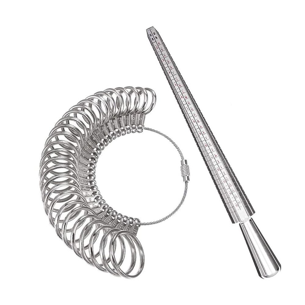 Set Alat Pengukur Ukuran Cinci - Ring Sizer Measuring Tool Mandrel Set ulasan dan harga