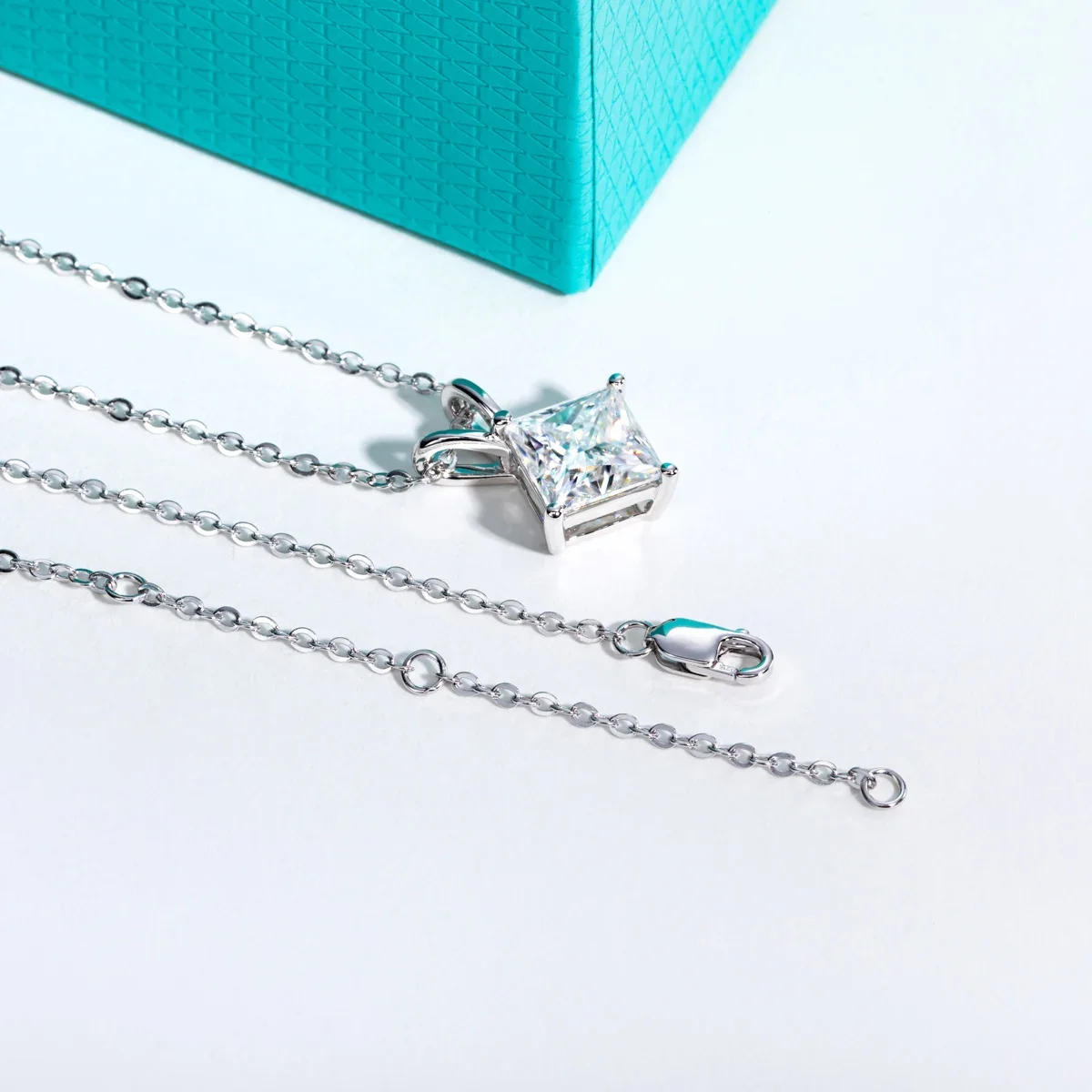 FCGJHW 2ct/3ct/4ct/5ct, Lionti - Moissanite Pendant Necklace Solitaire ulasan dan harga