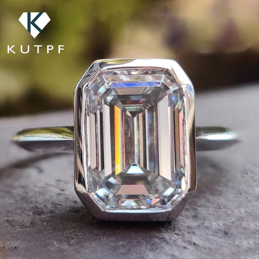 Cincin Pertunangan Moissanite  - Moissanite Engagement Ring 2 Carat D Vvs1 ulasan dan harga