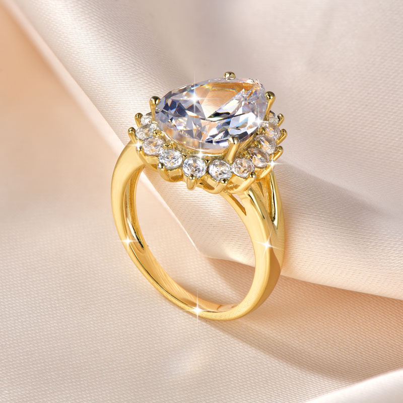 Anziw Cincin Jari Pernikahan P - Lab Grown Diamond Ring 14K Gold ulasan dan harga