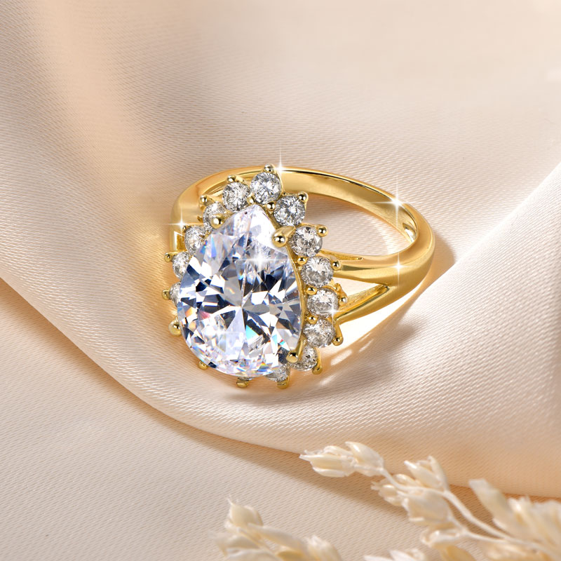 Anziw Cincin Jari Pernikahan P - Lab Grown Diamond Ring 14K Gold ulasan dan harga
