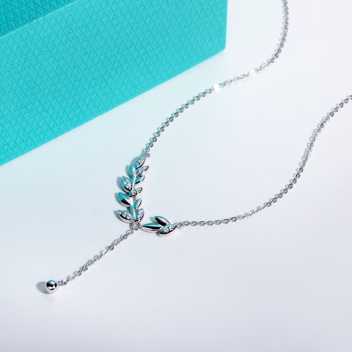 AnuJewel Liontin Rumbai Teling - Moissanite Pendant Necklace Solitaire ulasan dan harga