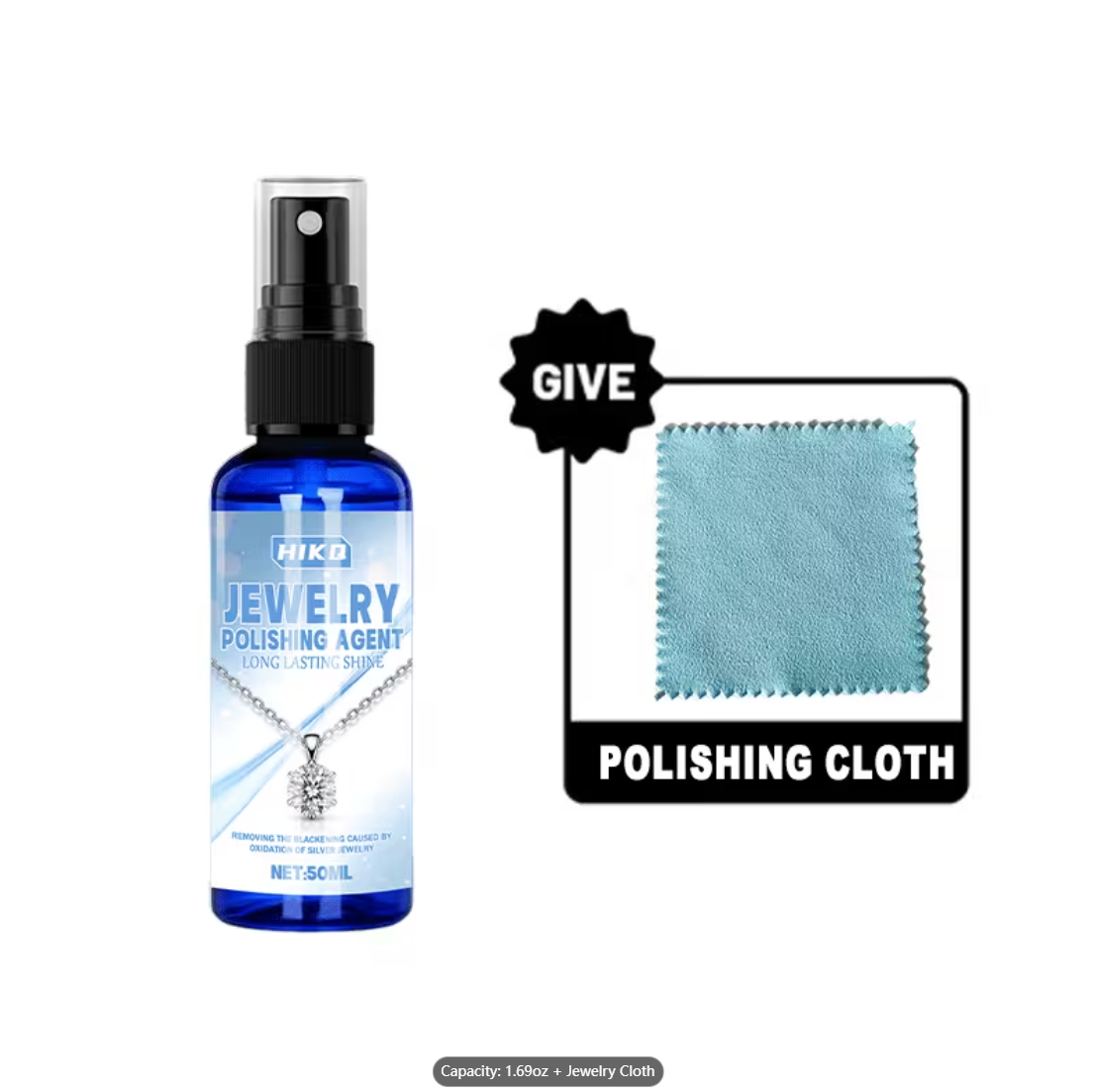Semprotan Pemoles Perhiasan de - Jewelry Polishing Cloth Silver Cleaner ulasan dan harga