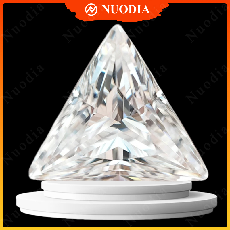 Batu Moissanite Potongan Segit - Gra Certificate Loose Moissanite Stone ulasan dan harga