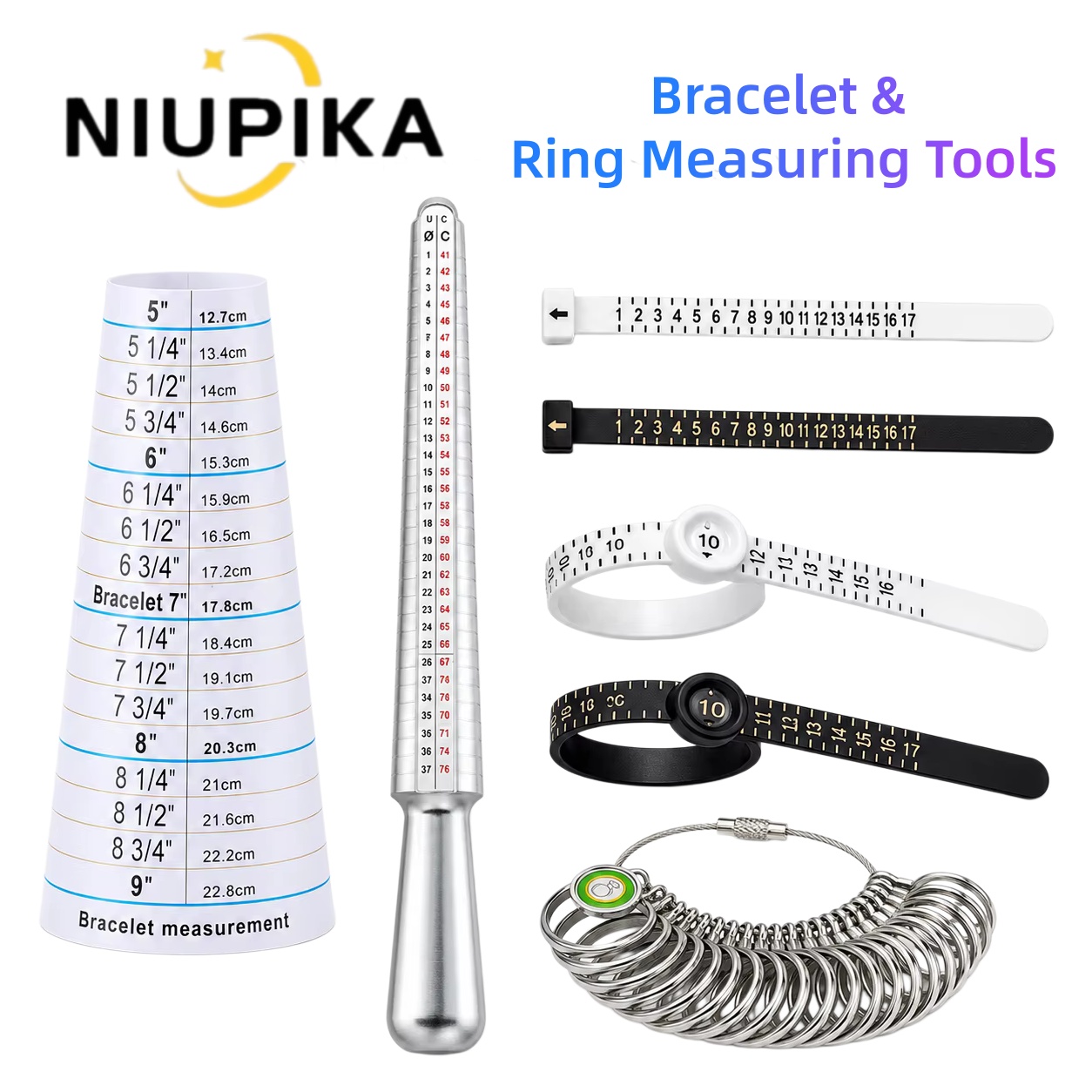 Set Alat Pengukur Ukuran Cinci - Ring Sizer Measuring Tool Mandrel Set ulasan dan harga